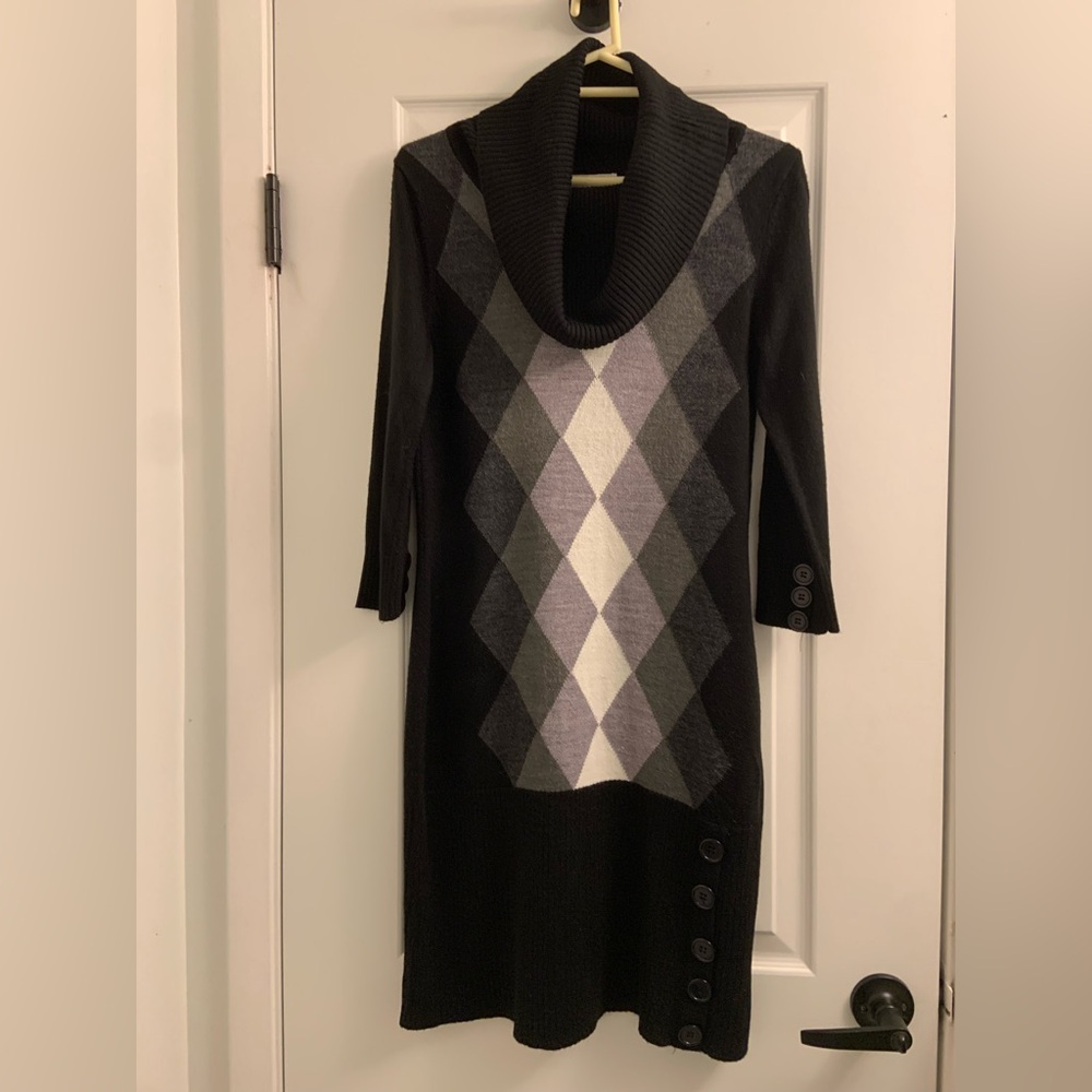 Dressbarn Black Sweater Dress